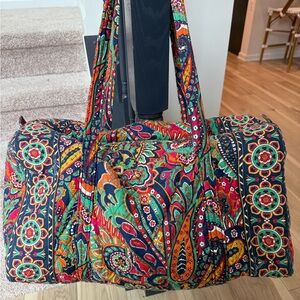 Vera Bradley Multicolor Paisley Travel Bag